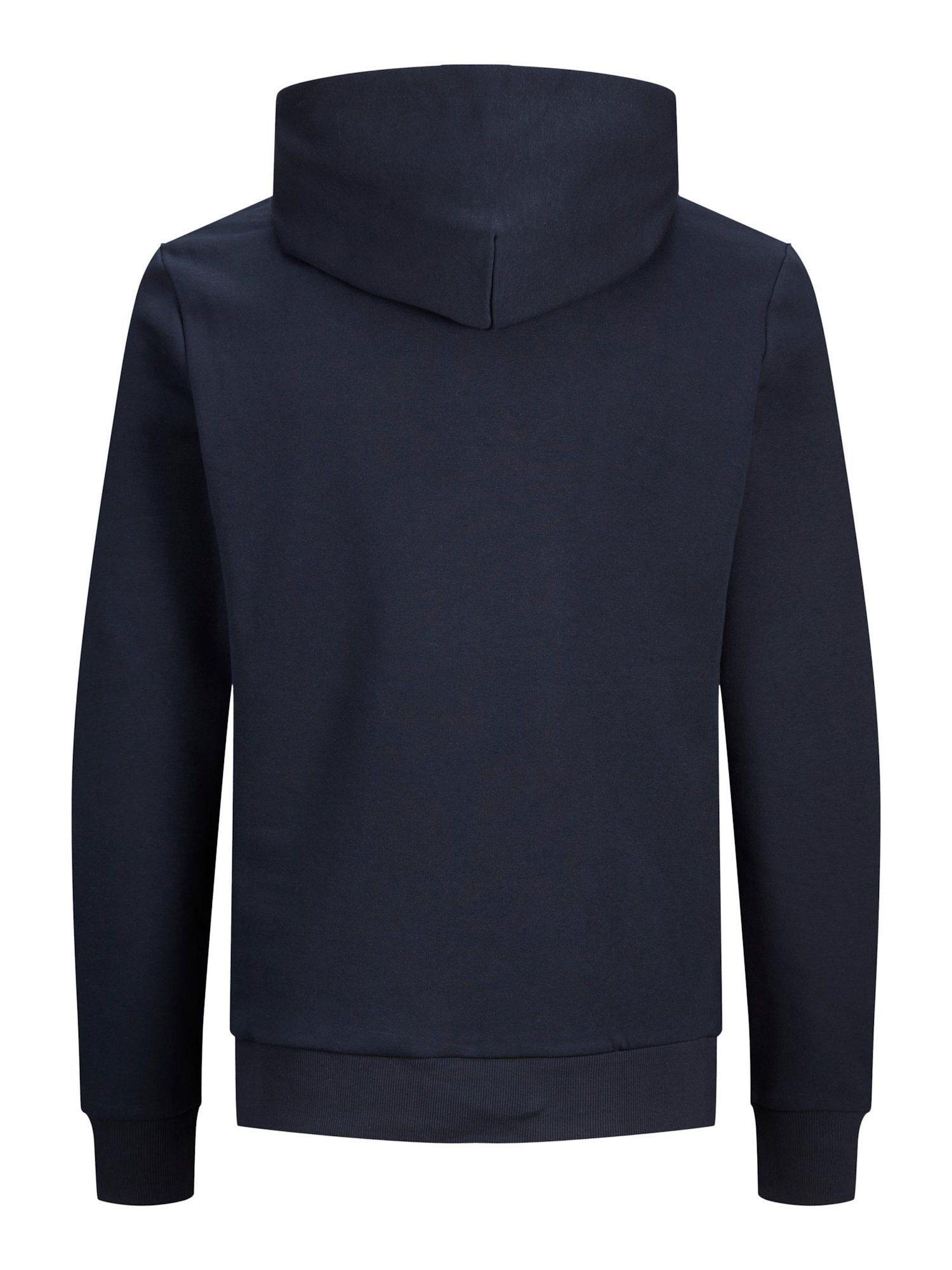 Hoodie JJECORP Sweater SWEAT Hoodie Pullover & LOGO LP Jack Jones Sweater Blazer Navy (1-tlg)