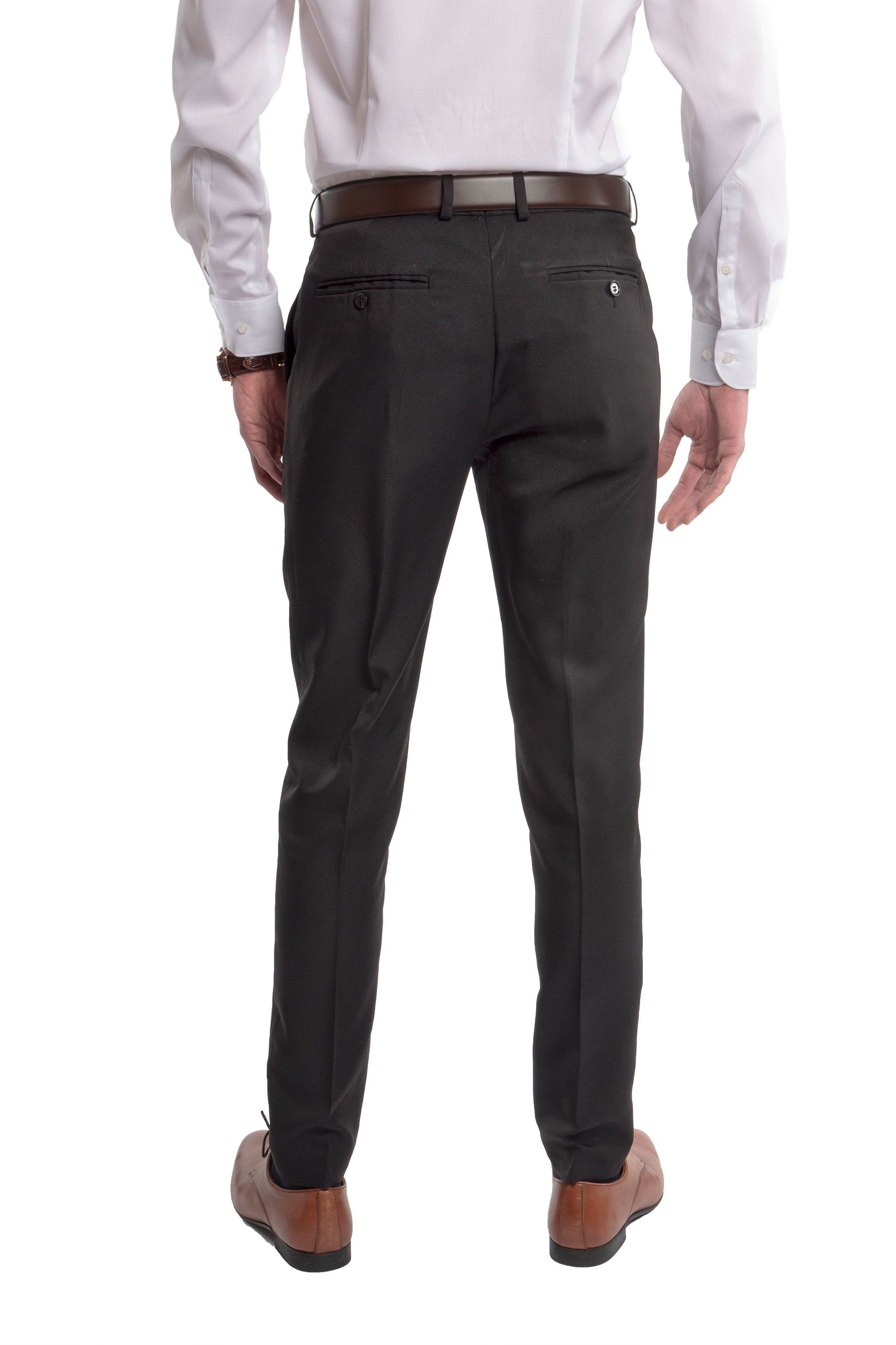 Hirschthal Anzughose Herren Business Anzughose Slimfit mit modernen Schnitt günstig online kaufen