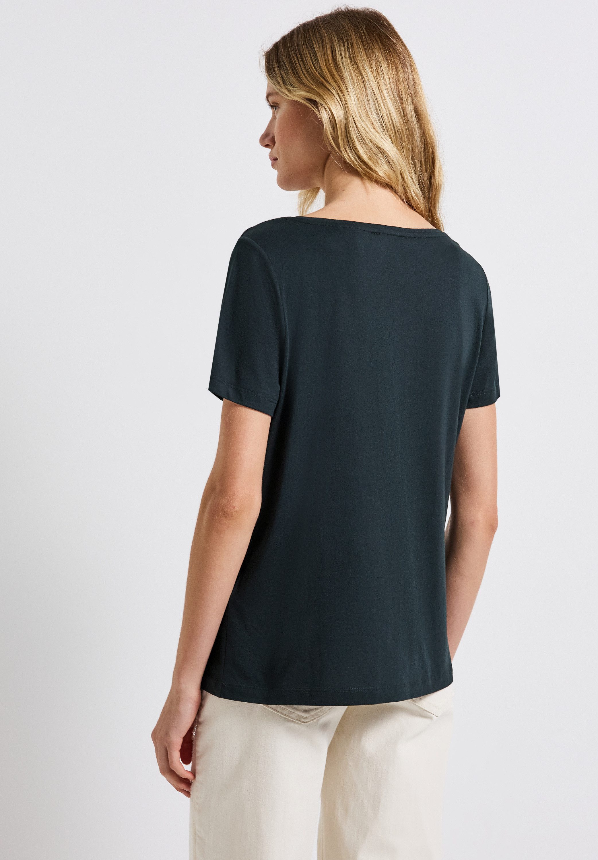 STREET ONE Shirttop mit Wording Print günstig online kaufen