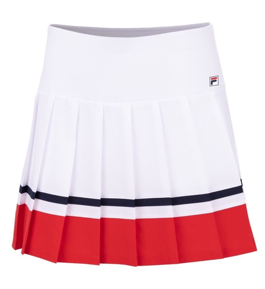 Fila Tennisrock Sabine (Faltenrock) weiss/rot Mädchen/Girls