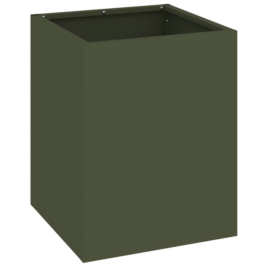 vidaXL Blumentopf Gartenblumentopf Olivgrün 32 x günstig online kaufen