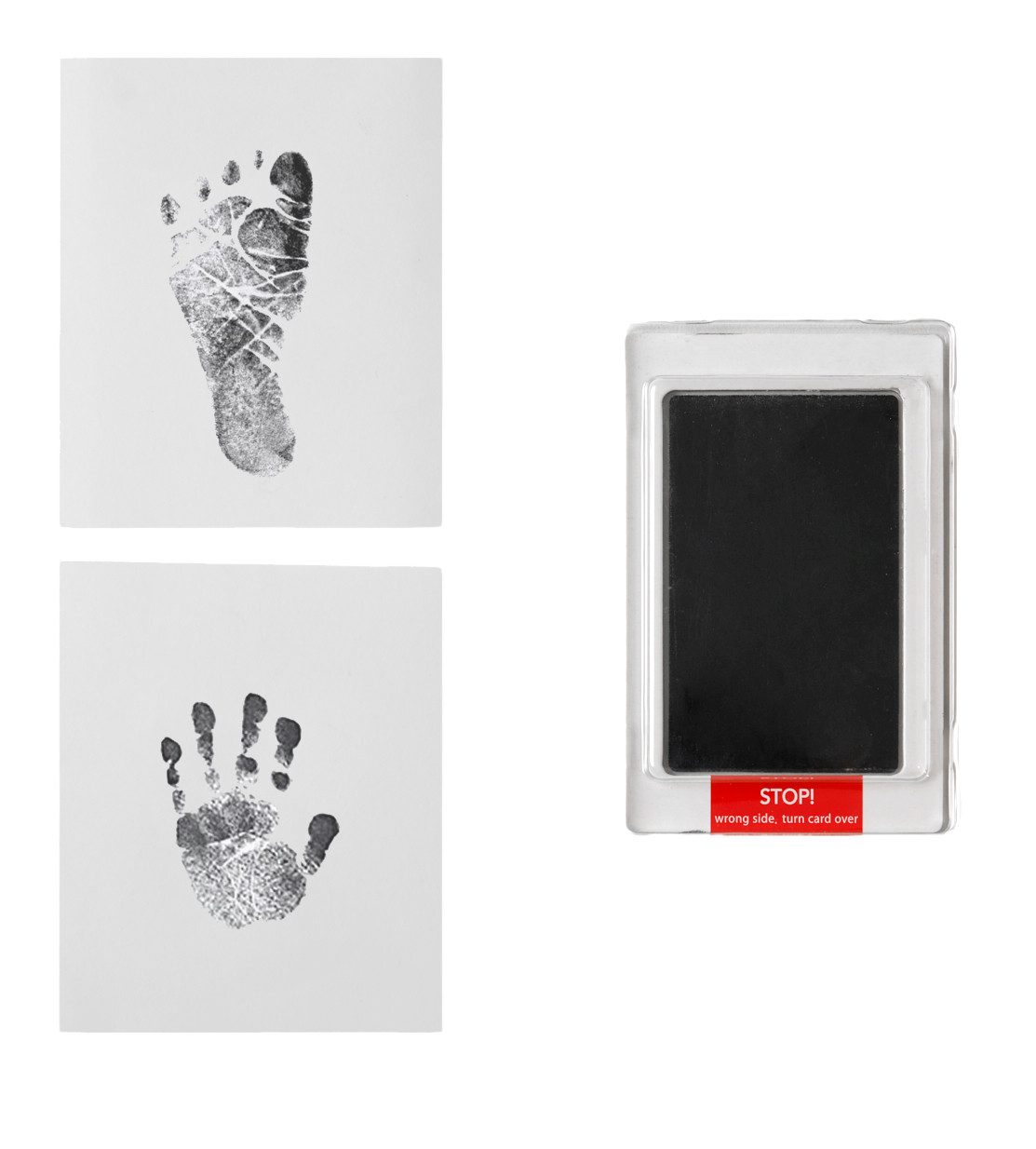 Happy Hands Handabdruck-Set Tintenfreies Baby Abdruckset für Hand- und Fußabdruck