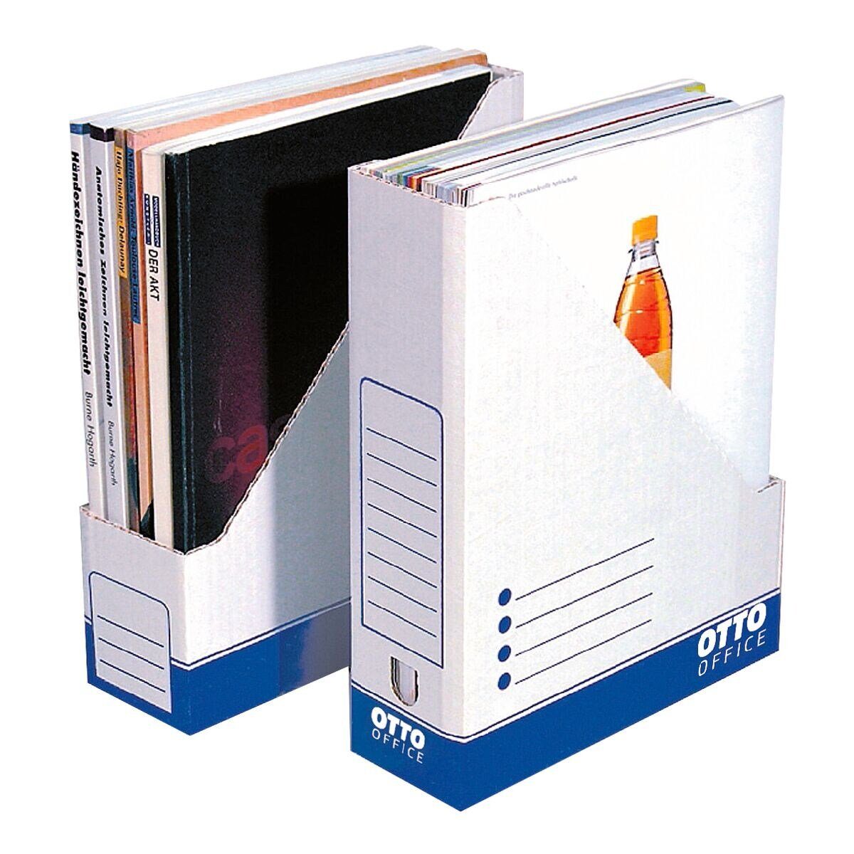 Otto Office Stehsammler, 10er-Pack, für Format DIN A4, stabile Wellpappe