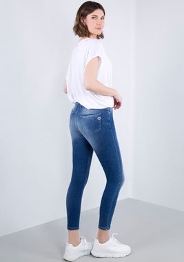 Please Jeans Skinny-fit-Jeans verkürzte Skinny Denim Superstretch