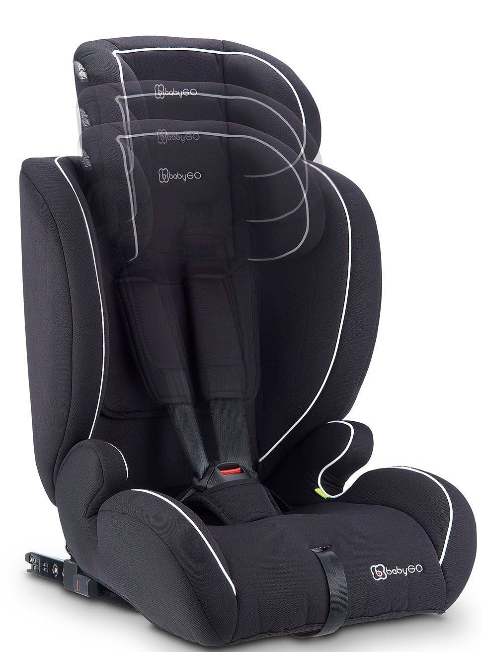 BabyGo Autokindersitz FreeFix Isize, ab: 76 cm, bis: 150 cm, für Körpergröße von 76-150 cm