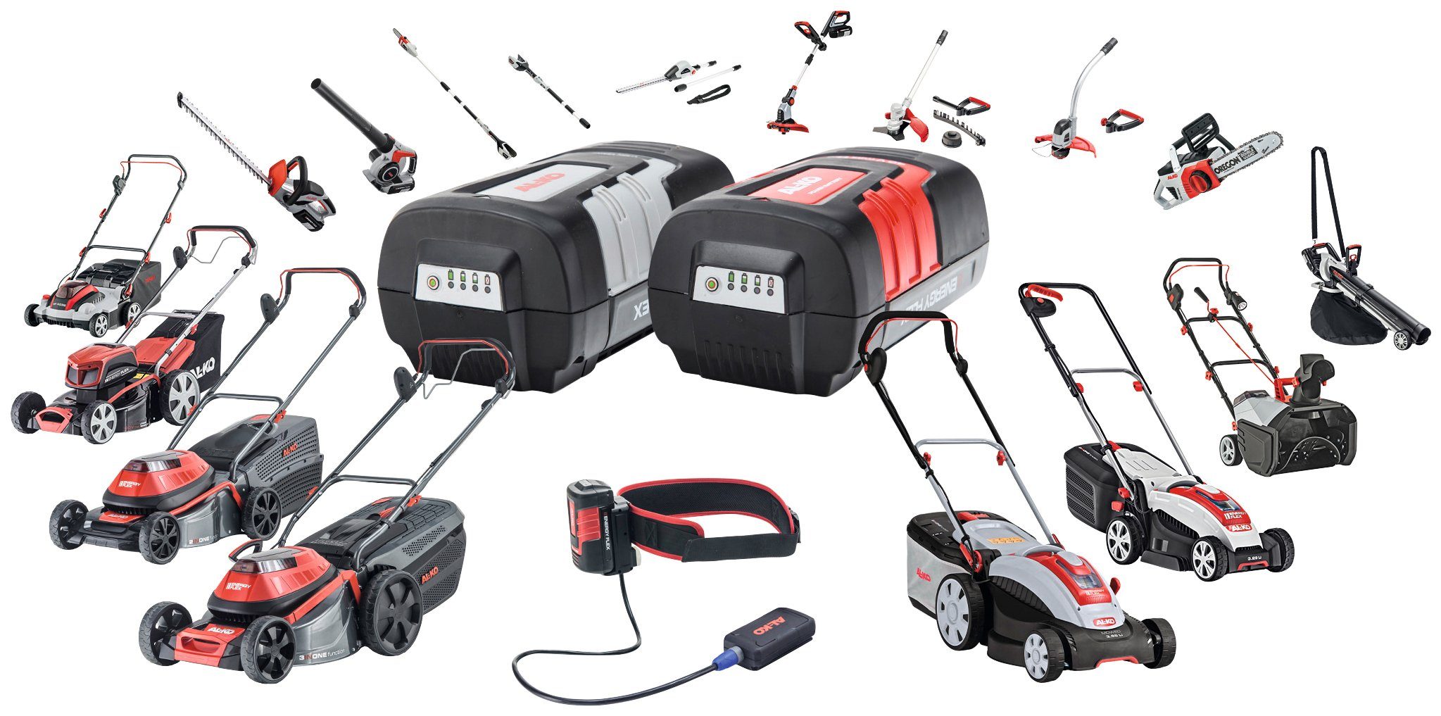 AL-KO Akkurasenmäher Moweo 42.0 Li SET, 42 cm Schnittbreite, (Set), mit Akku und Ladegerät