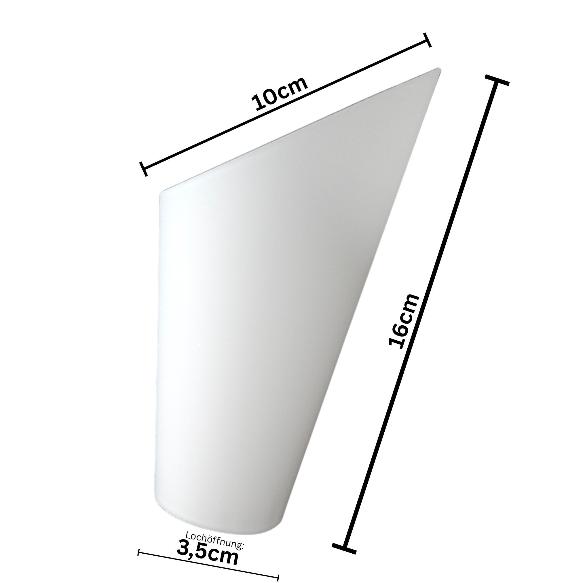 Lichthandel Hoch Lampenschirm passend zu Trio Leuchten Ersatzglas Glasschir günstig online kaufen