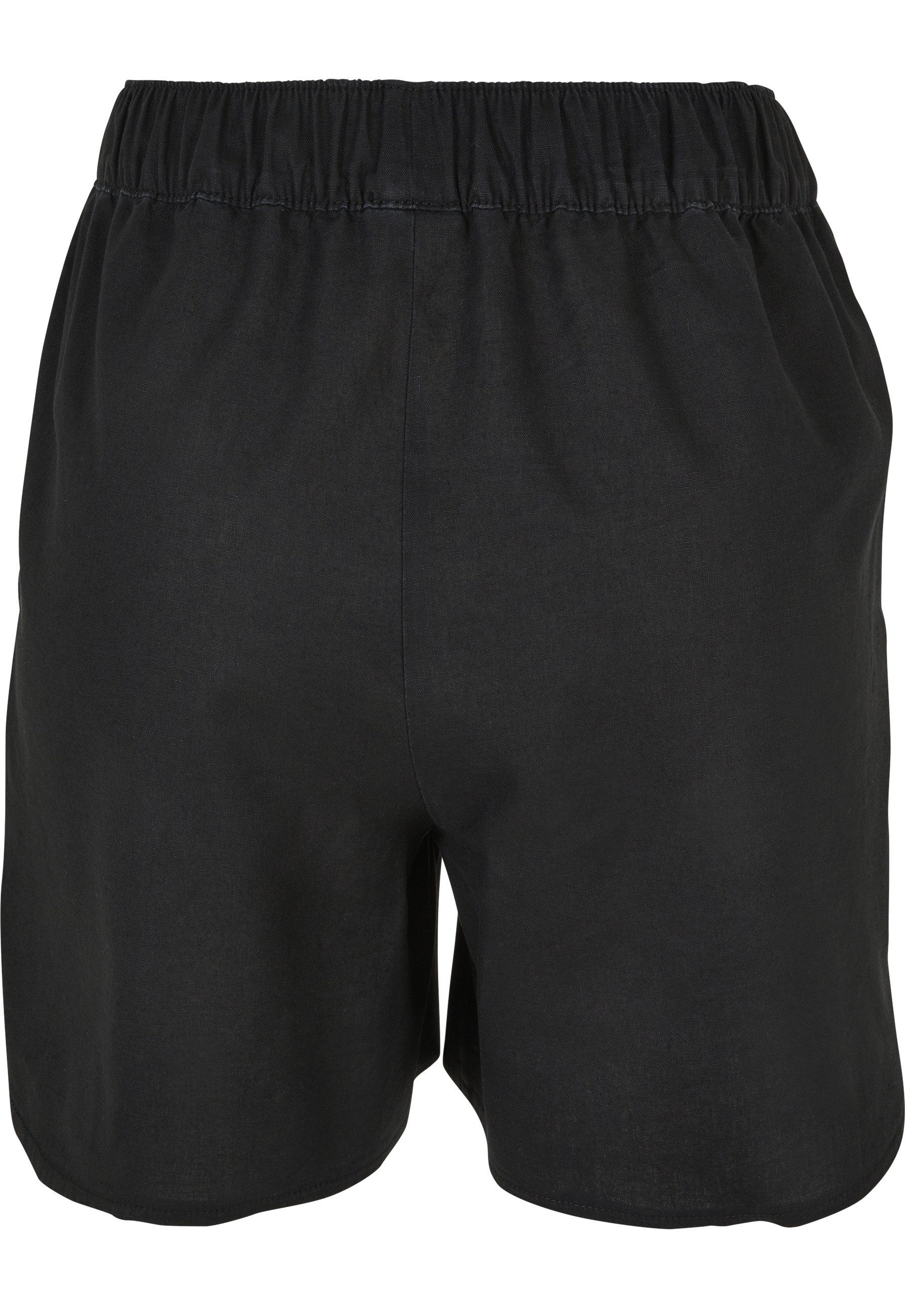 URBAN CLASSICS Shorts Urban Classics Damen Ladies Linen Mixed Shorts (1-tlg)
