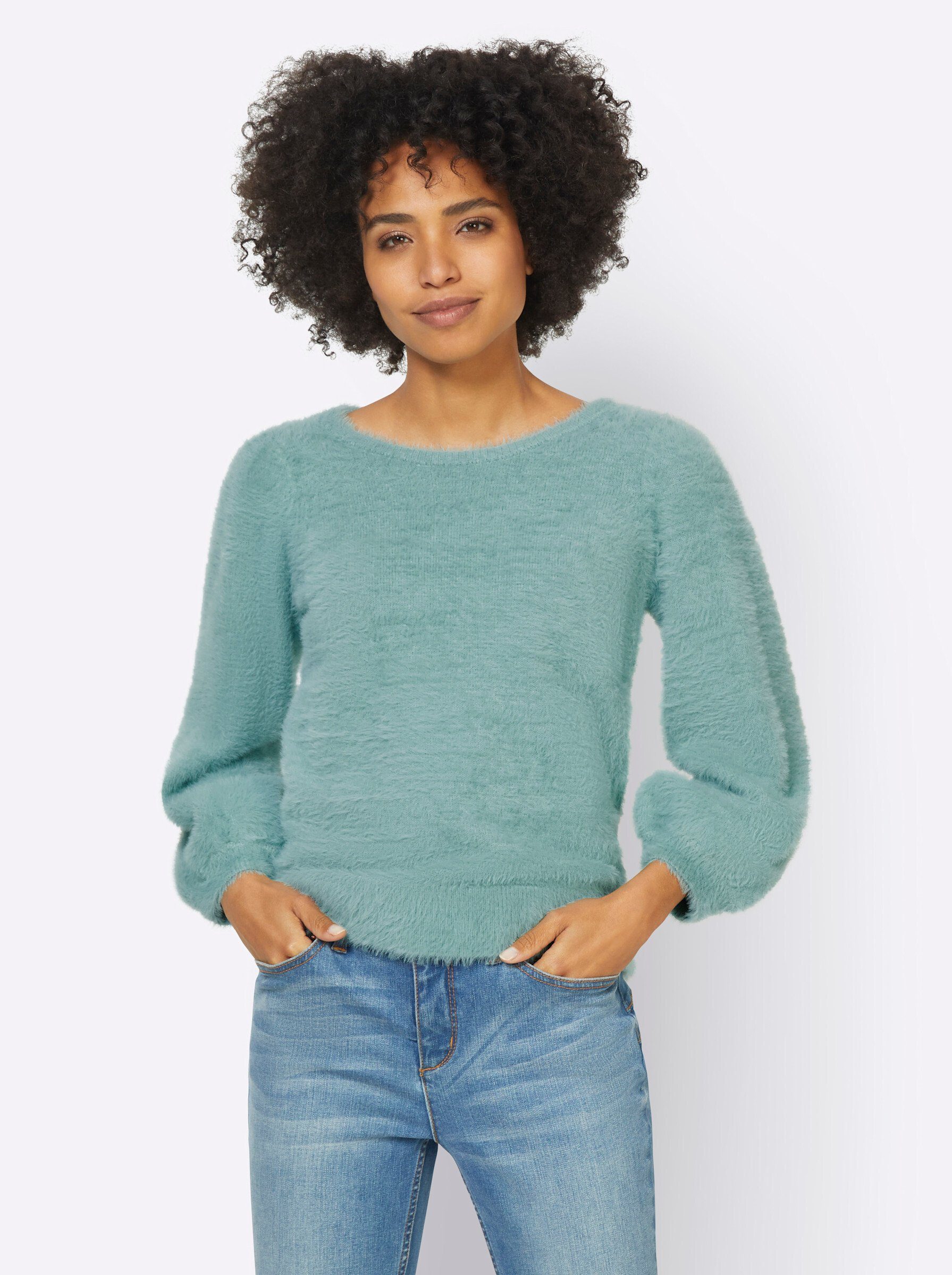 heine Strickpullover kalkmint