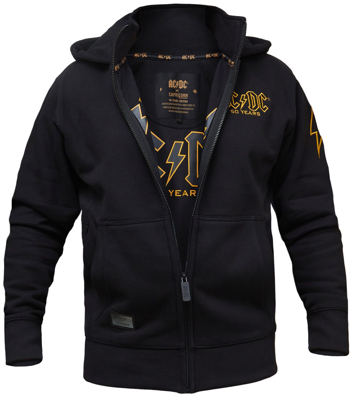 Capricorn Rockwear Kapuzensweatjacke AC/DC x CAPRICORN Rockwear 50 Years Bl günstig online kaufen