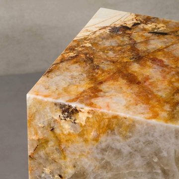 MAGNA Atelier Beistelltisch CUBE aus Marmor, Side Table eckig, Naturstein, Exclusive Line, 30x30x51cm