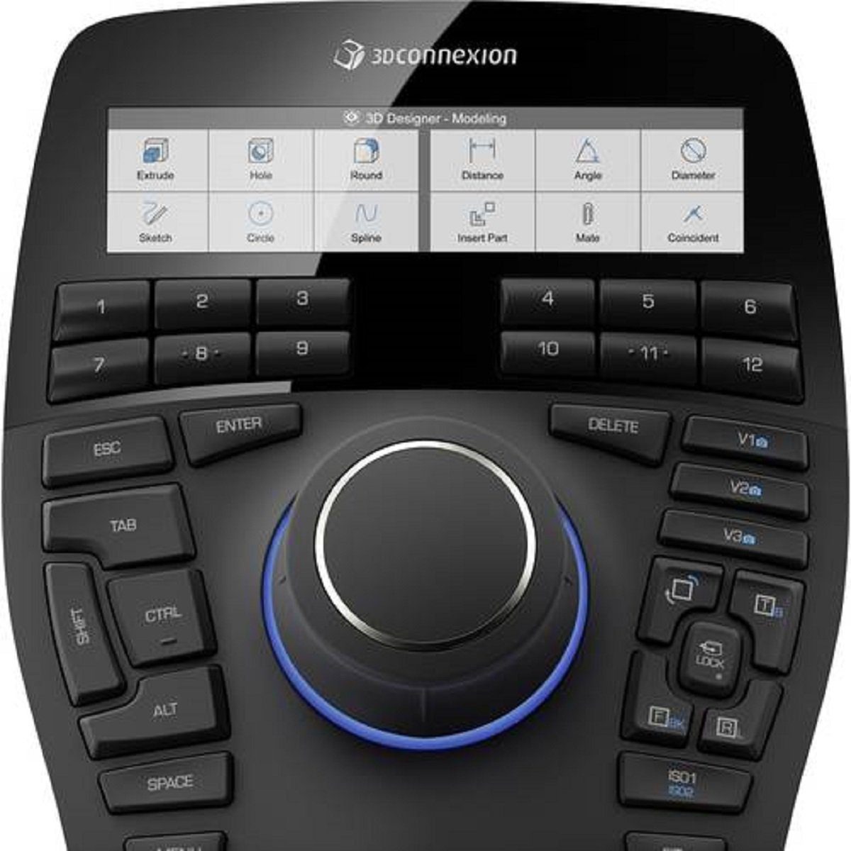 3DConnexion 3DConnexion SpaceMouse Enterprise Maus (15 programmierbare Function-Keys, USB)