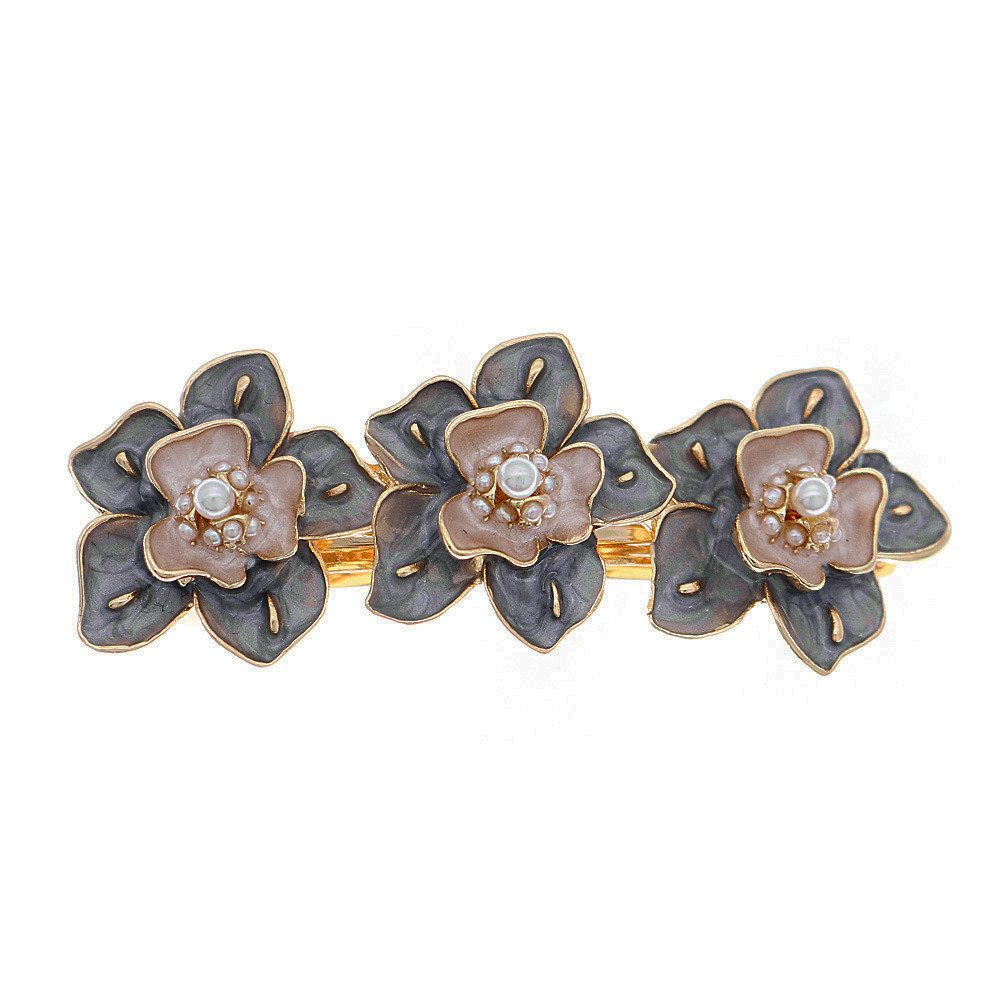 Haarspange Haarklammer Haarkamm Hochzeit Haarschmuck mit Blumen