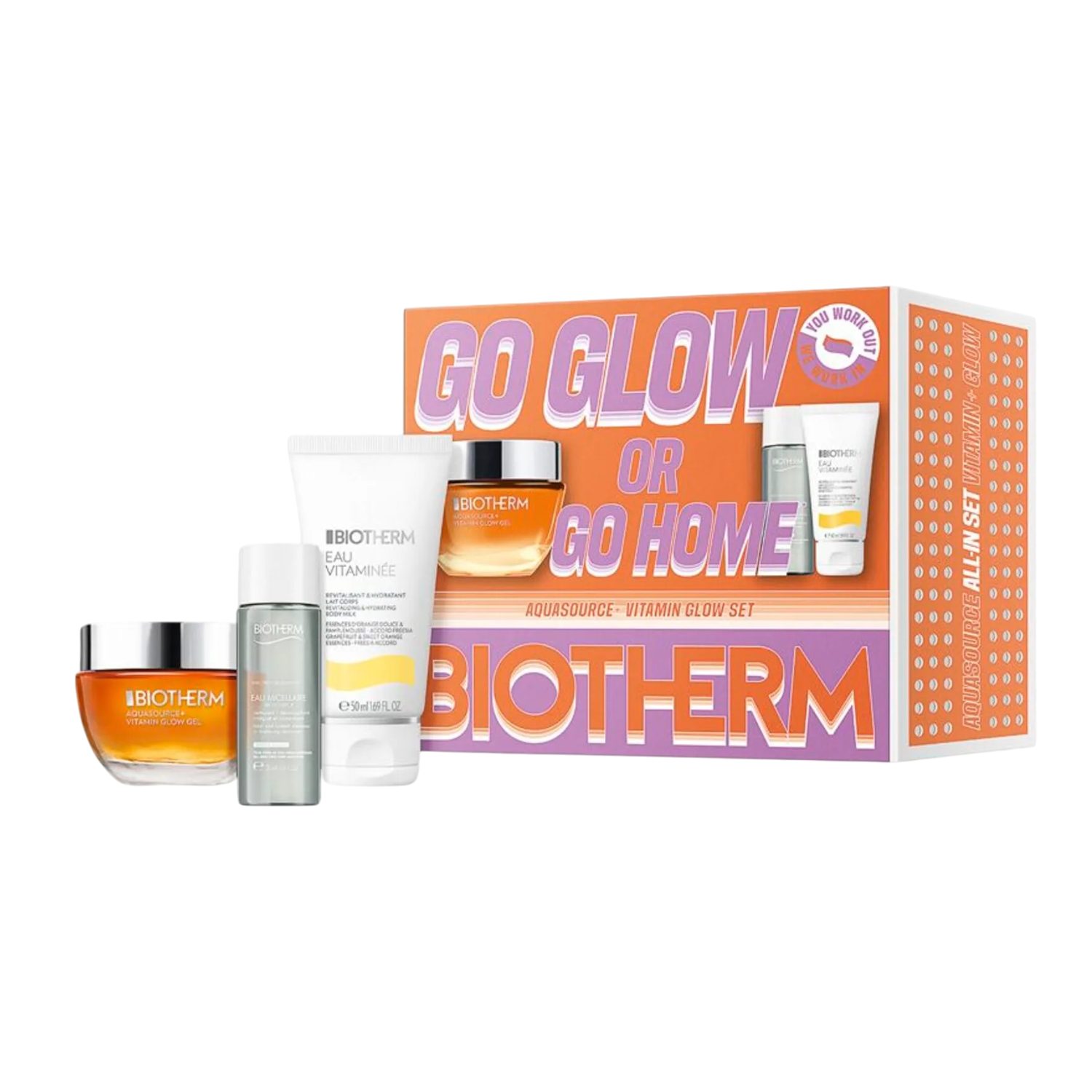 BIOTHERM Gesichtspflege-Set BIOTHERM Aquasource Vitamin Glow Set, 3-tlg.