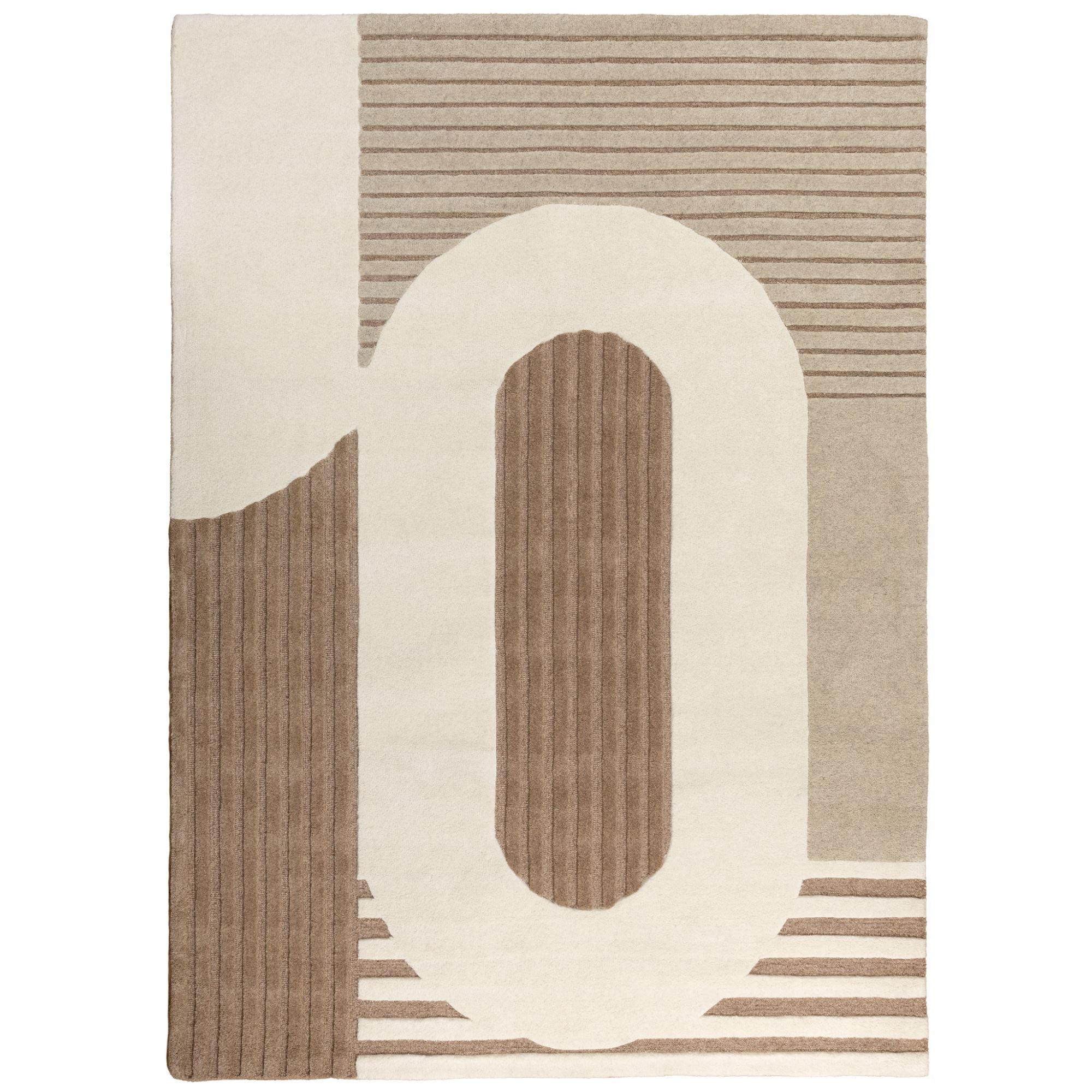 Steffensmeier Teppich Noah Wollteppich Natur, Rechteckig, Kurzflor Teppich, günstig online kaufen