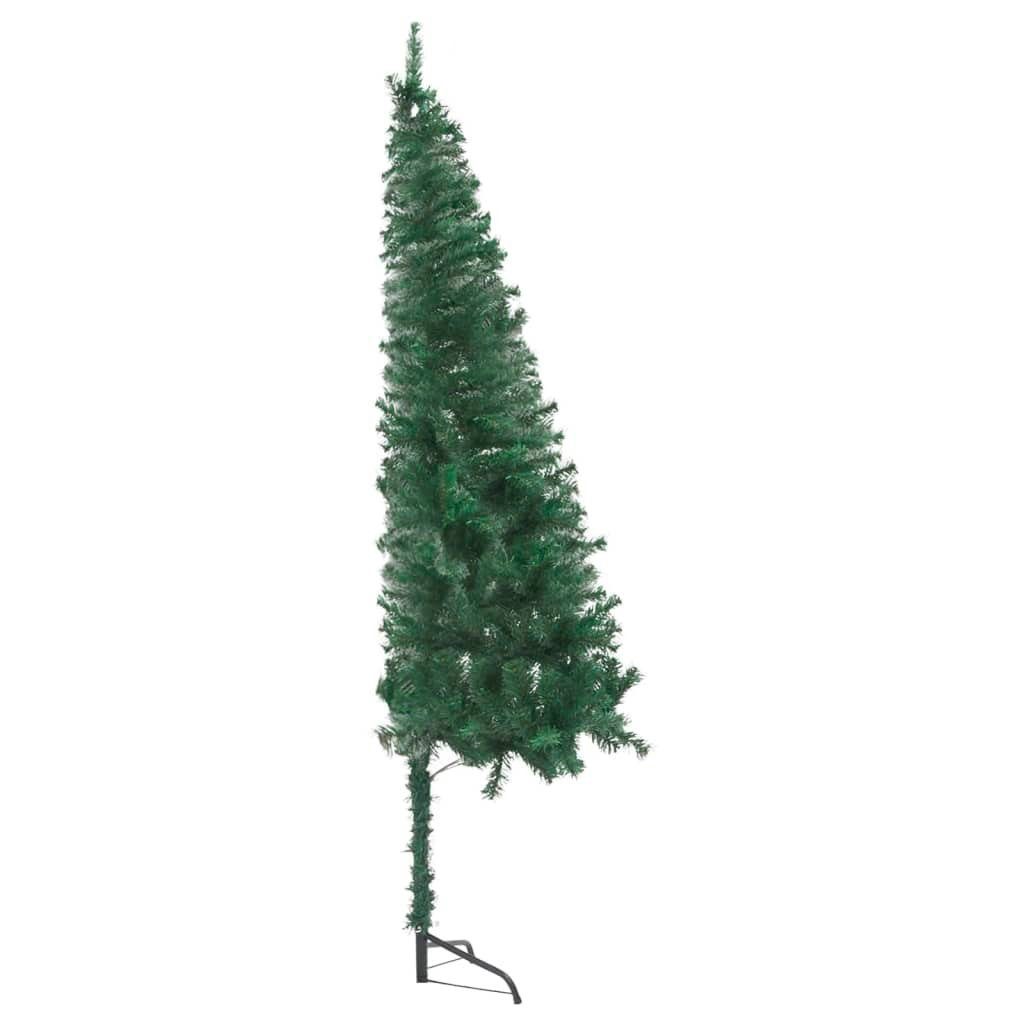 vidaXL Eck-Weihnachtsbaum Grün 120 Weihnachtsbaum cm Künstlicher Künstlicher PVC
