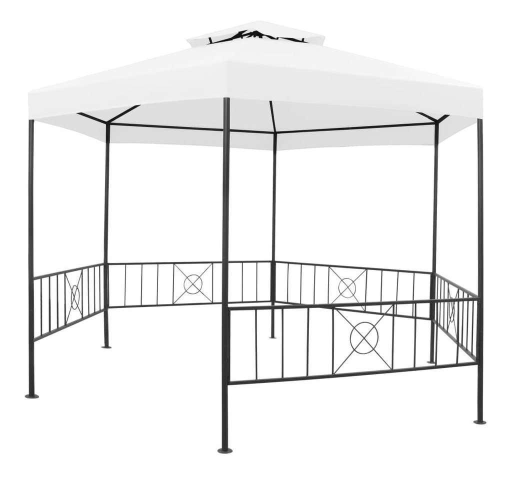 Thumbnail - vidaXL Partyzelt Gartenpavillon 323x275x265 cm Weiß 180 g/m²