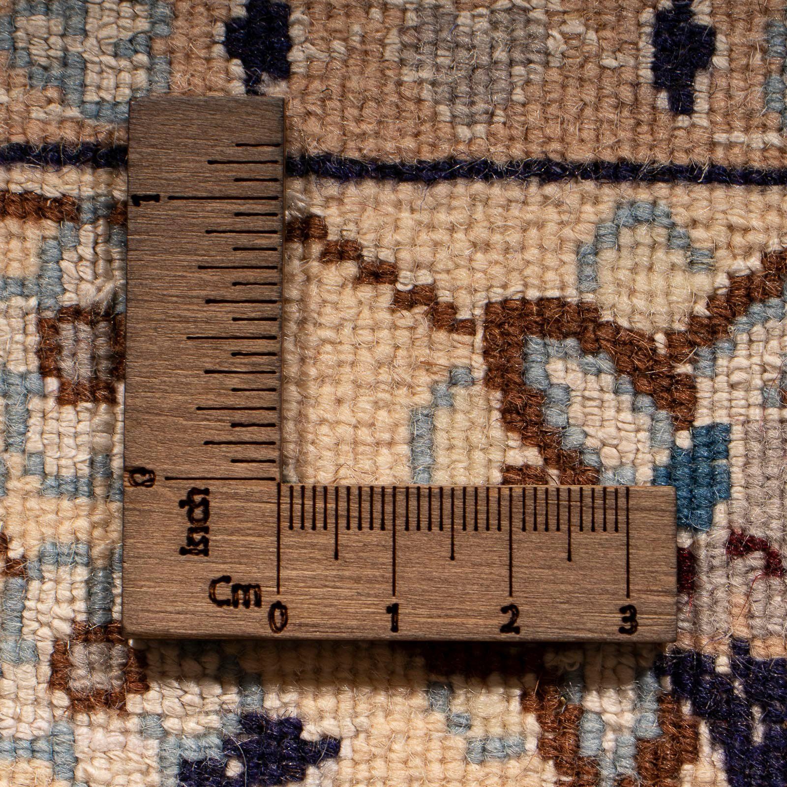 97 - 145 Nain Perser mit Zertifikat cm - Royal Wohnzimmer, - x morgenland, Einzelstück mm, beige, - Handgeknüpft, 10 Höhe: rechteckig, Orientteppich