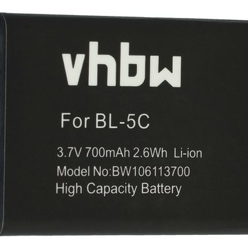 vhbw kompatibel mit Withings WBP01 Akku Li-Ion 700 mAh (3,7 V)