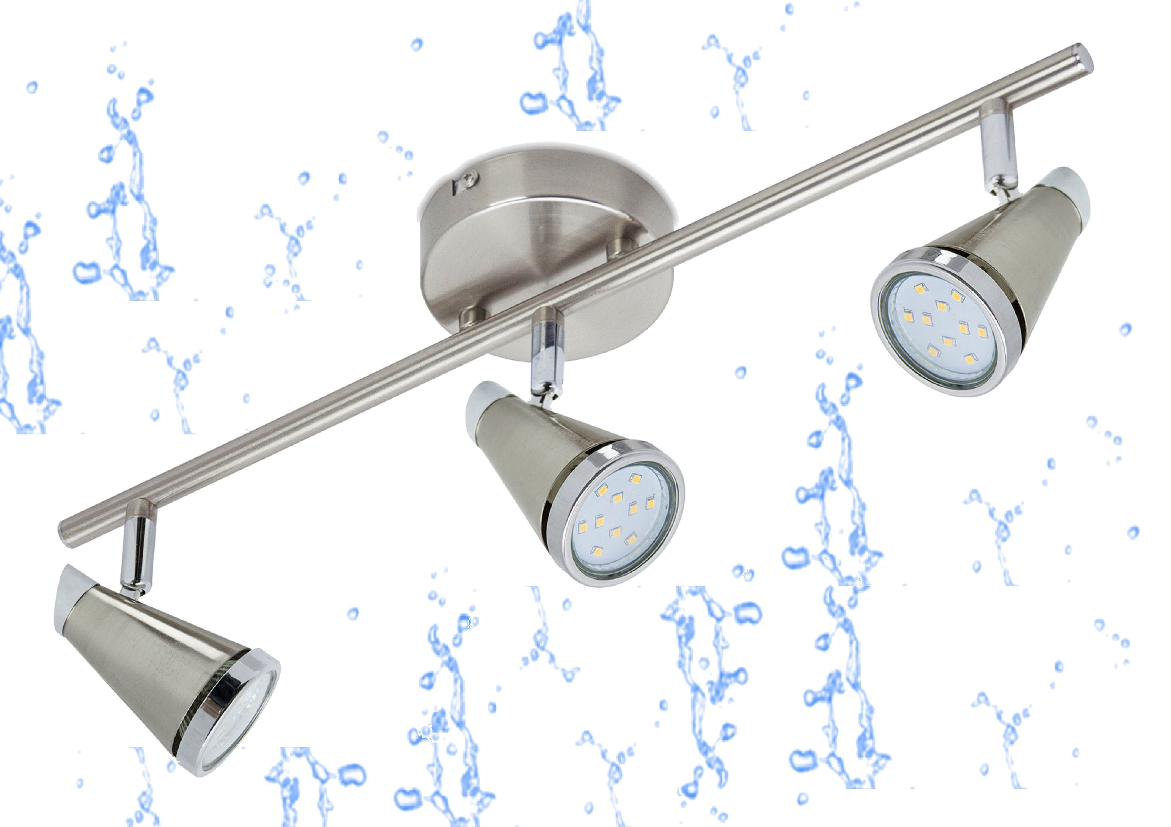 TRANGO LED Deckenleuchte, 3-flammig 1009-32 LED günstig online kaufen