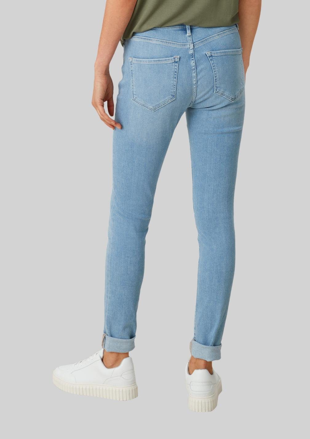 Skinny-fit-Jeans s.Oliver Fit, Skinny-Leg-Form IZABELL 53Z4 rise, Skinny light Mid blue