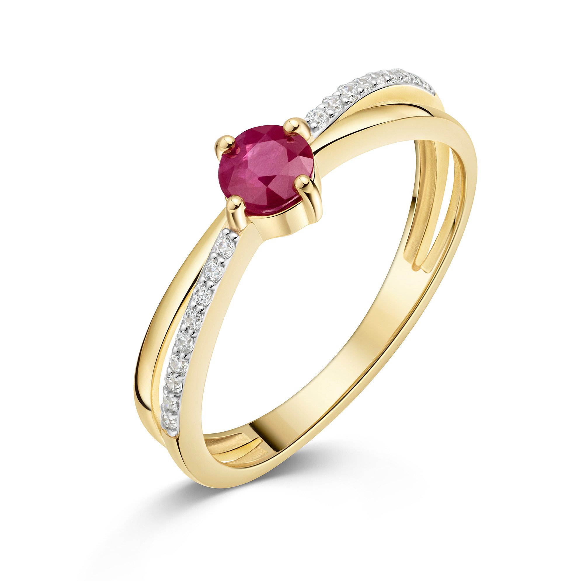 Fingerring Schmuck Geschenk Gold 333 Damenring Ring