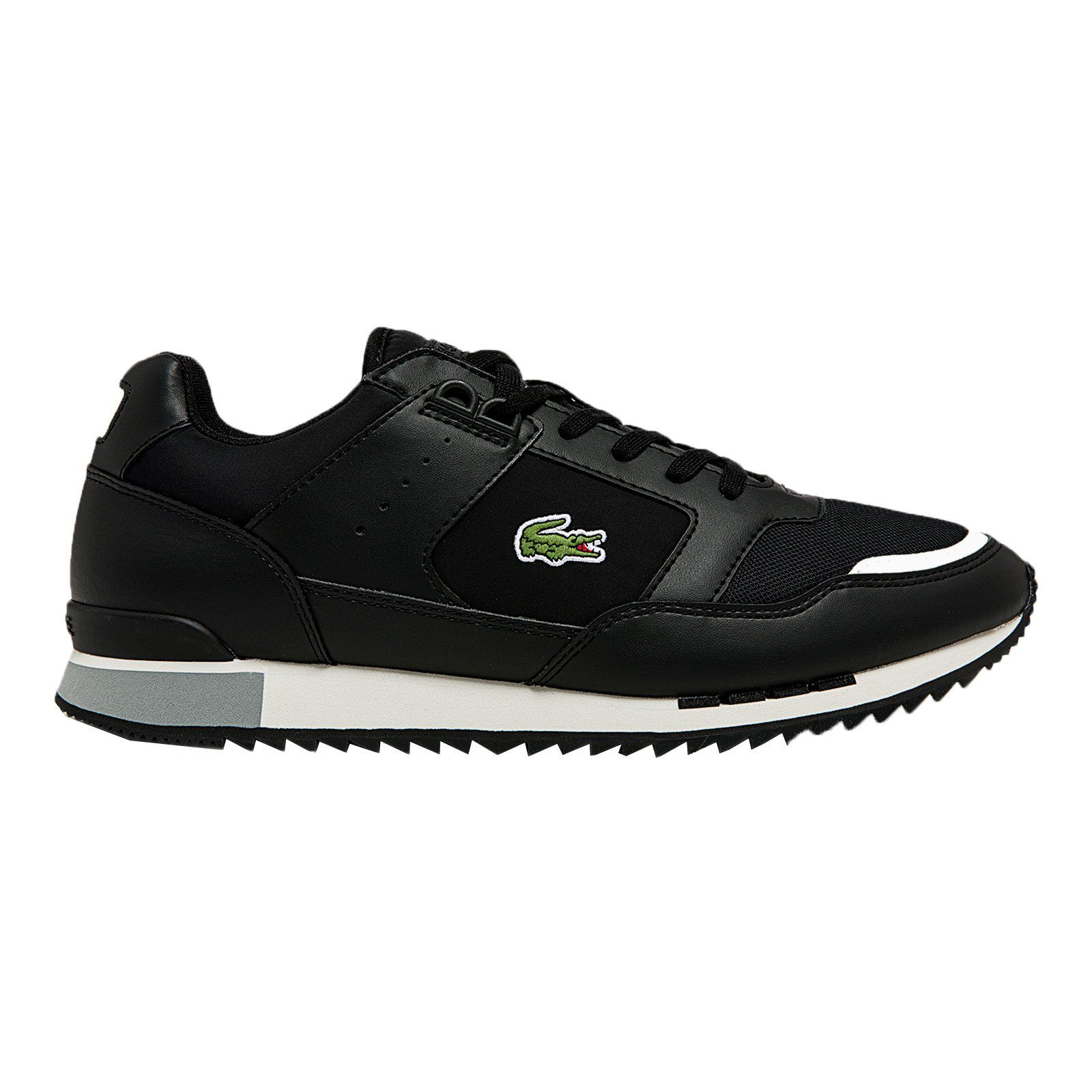 Lacoste Partner Piste Sneaker an Seite aufgesticktem Krokodil der mit