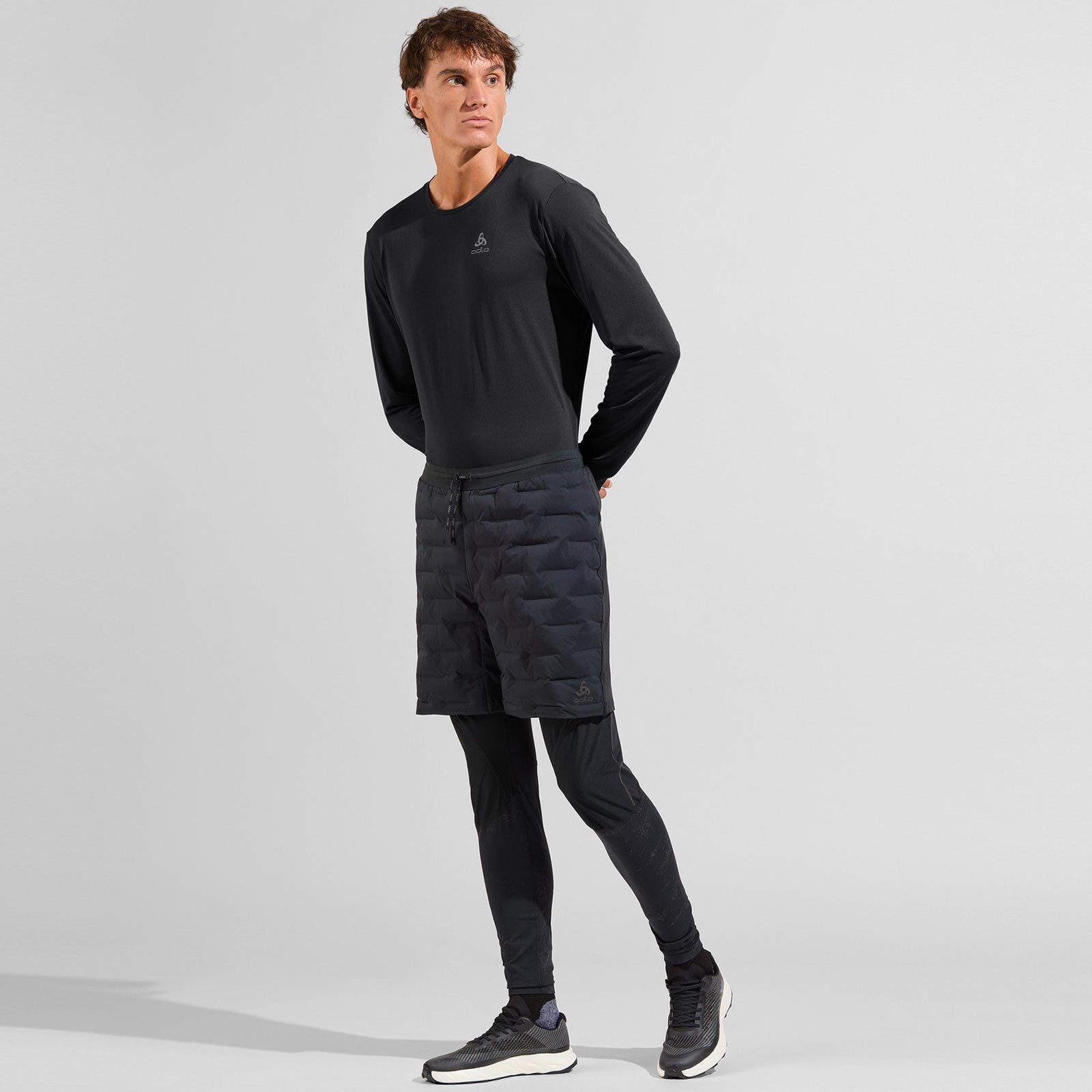Odlo Laufshorts Zeroweight Insulator Шорты Men 323522-15000 Überziehhose gegen Kälte