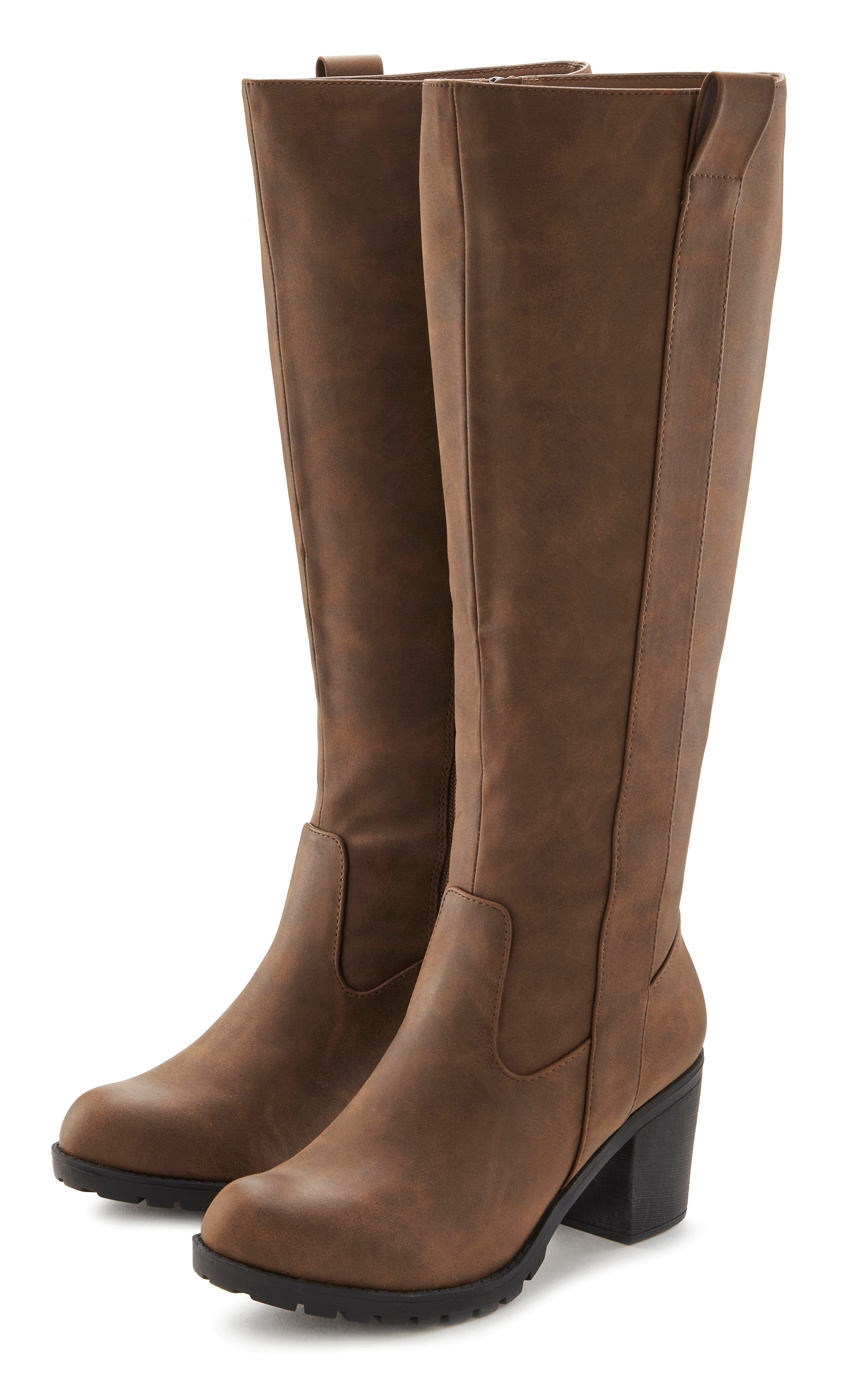LASCANA Weitschaftstiefel Stiefel, Stiefelette, langer Stiefel, günstig online kaufen