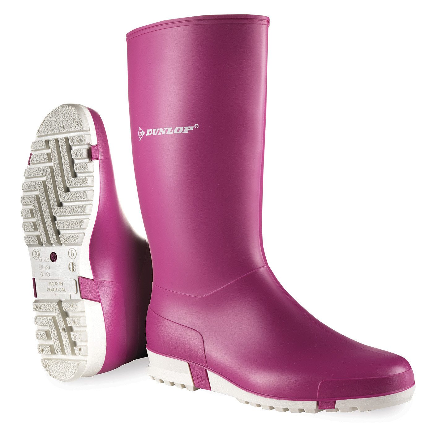 Dunlop Dunlop Damen Stiefel Sport rosa ohne Schutzkappe Gummistiefel günstig online kaufen