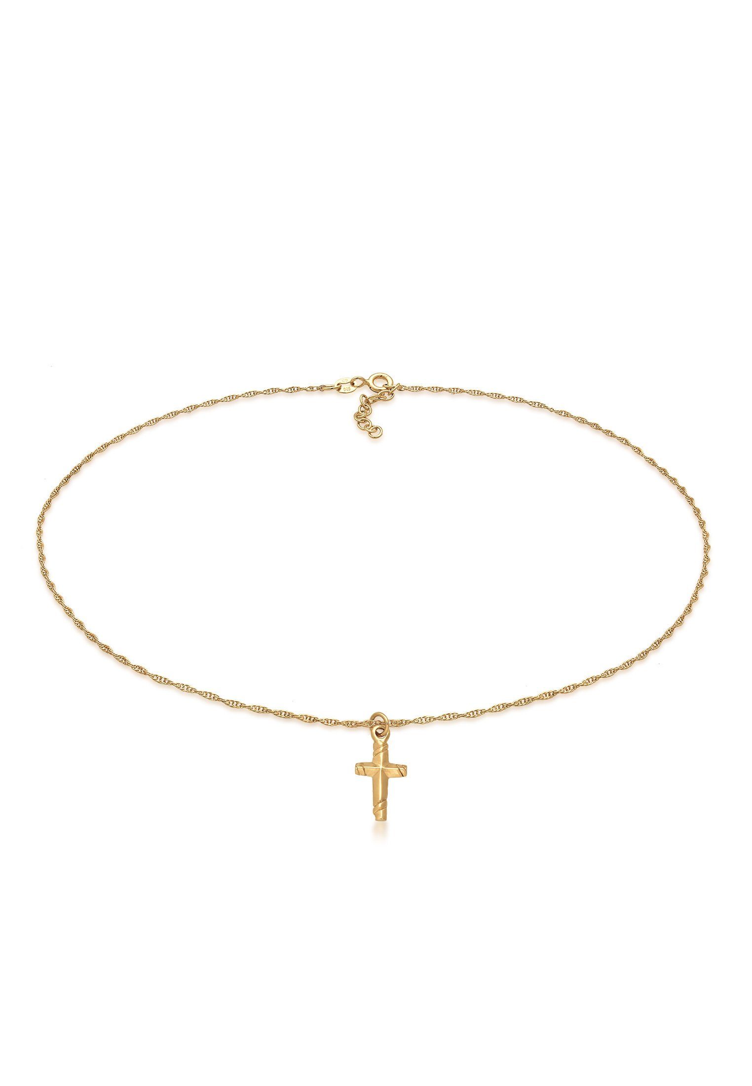 Choker Choker Kreuz Gedreht Modern 925 Silber