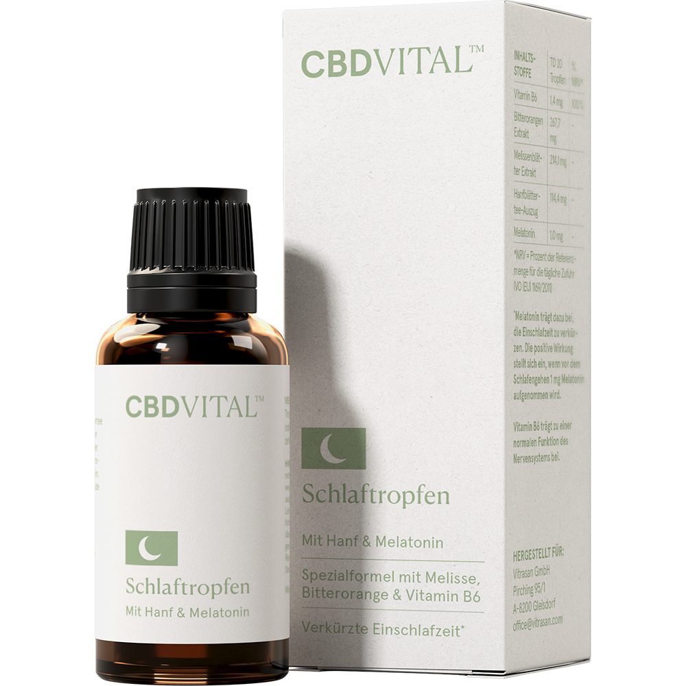 CBD Vital Schlaftropfen Tropfen, 30 ml