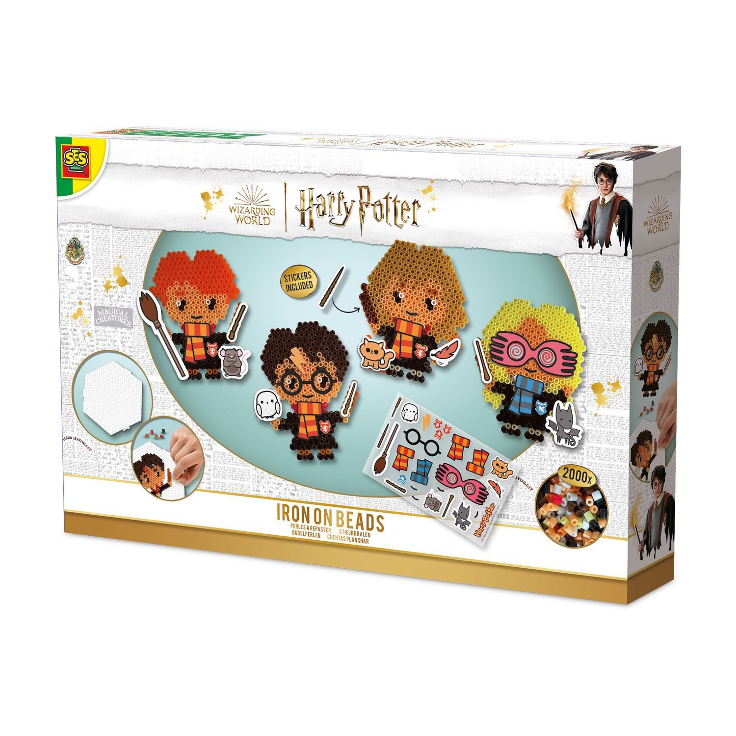 Spielwelt SES CREATIVE Bügelperlen-Set Harry Potter