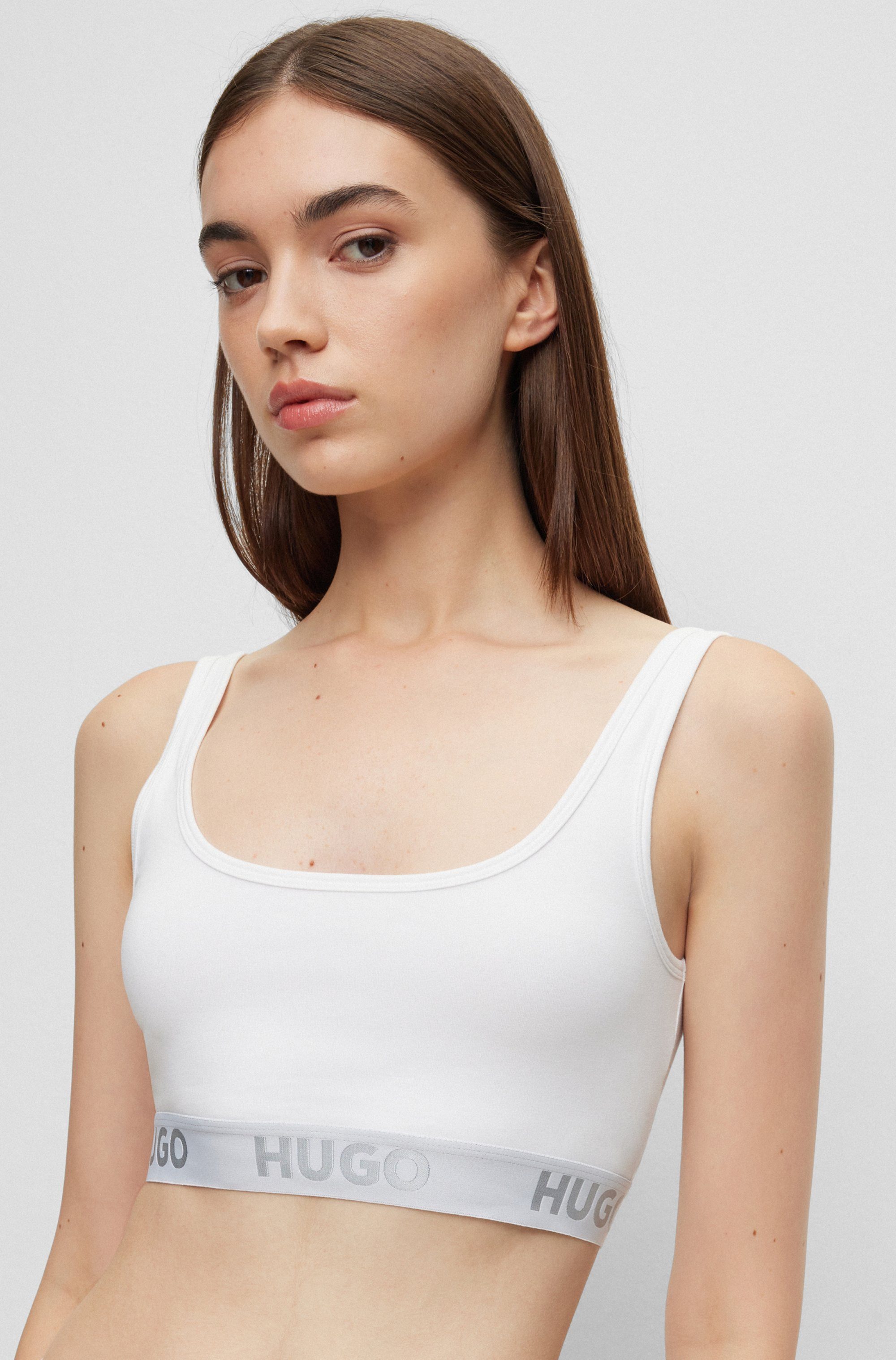 HUGO Bralette-BH BRALETTE SPORTY LOGO mit elastischem Bund günstig online kaufen