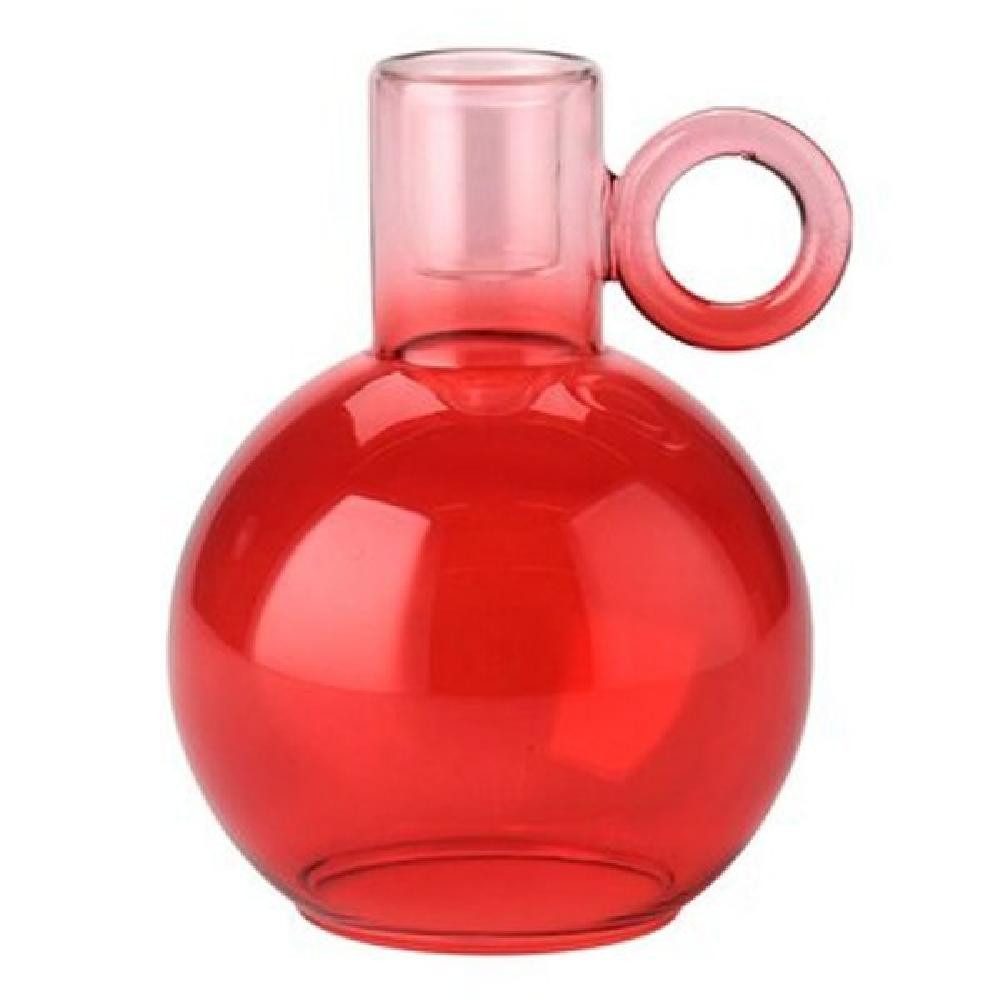 Kerzenhalter Kerzenständer Voile Rosa Rot (10cm)