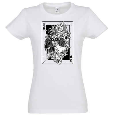Youth Designz T-Shirt Dead Queen Damen Shirt mit trendigem Frontprint
