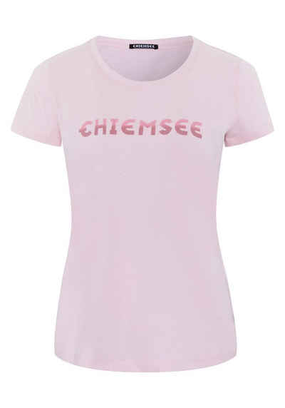 Chiemsee Print-Shirt T-Shirt mit Logo in Farbverlauf-Optik 1