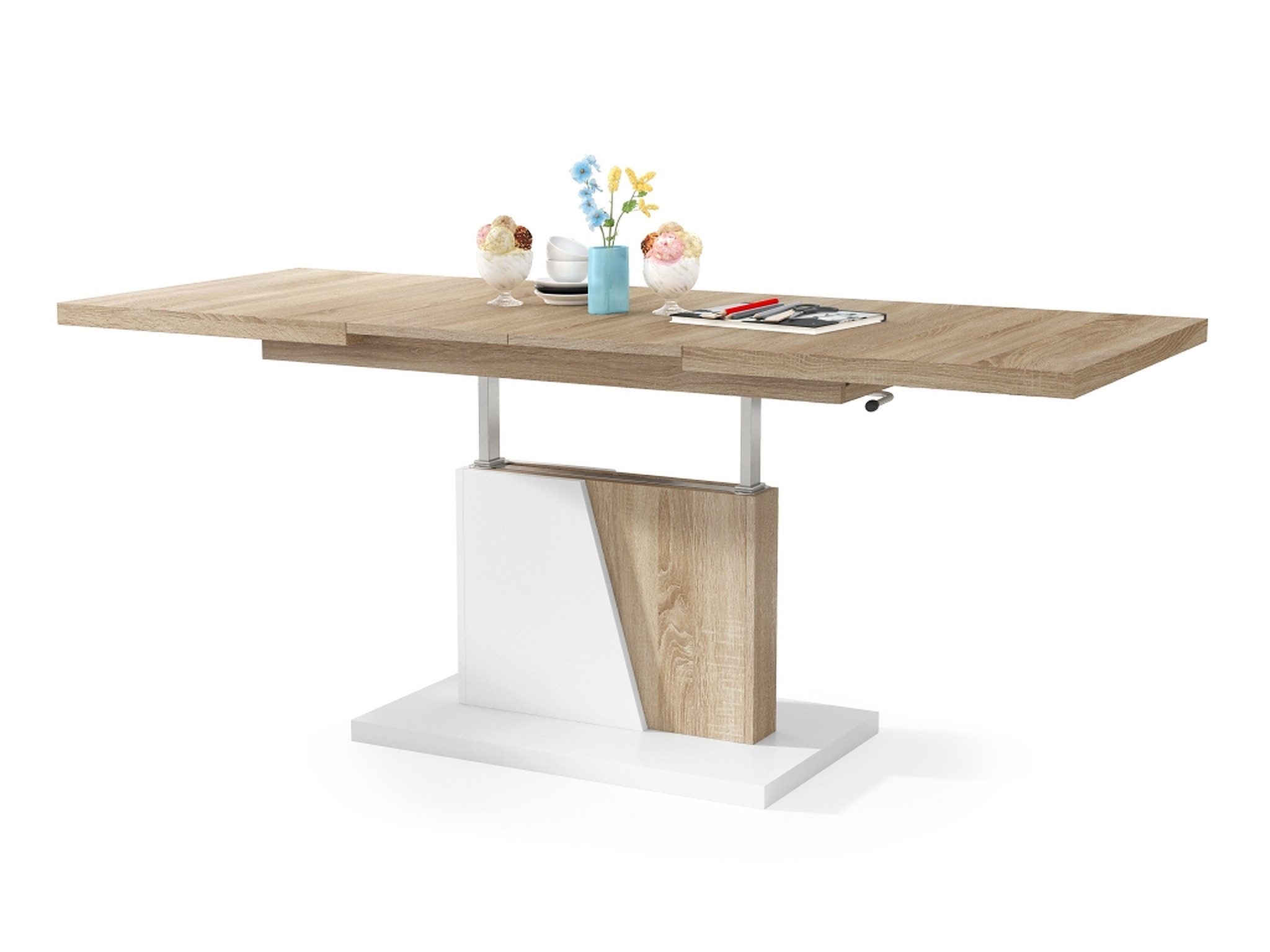 Mazzoni Couchtisch Grand Noir Sonoma Eiche günstig online kaufen