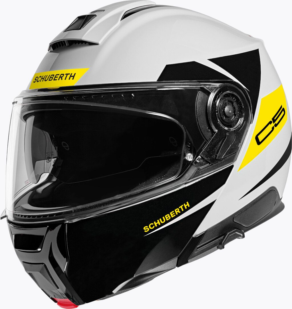 Schuberth Motorradhelm C5 Eclipse Klapphelm, vorbereitet für Kommunikationssystem,Notfallsystem-Polsterung (EQ