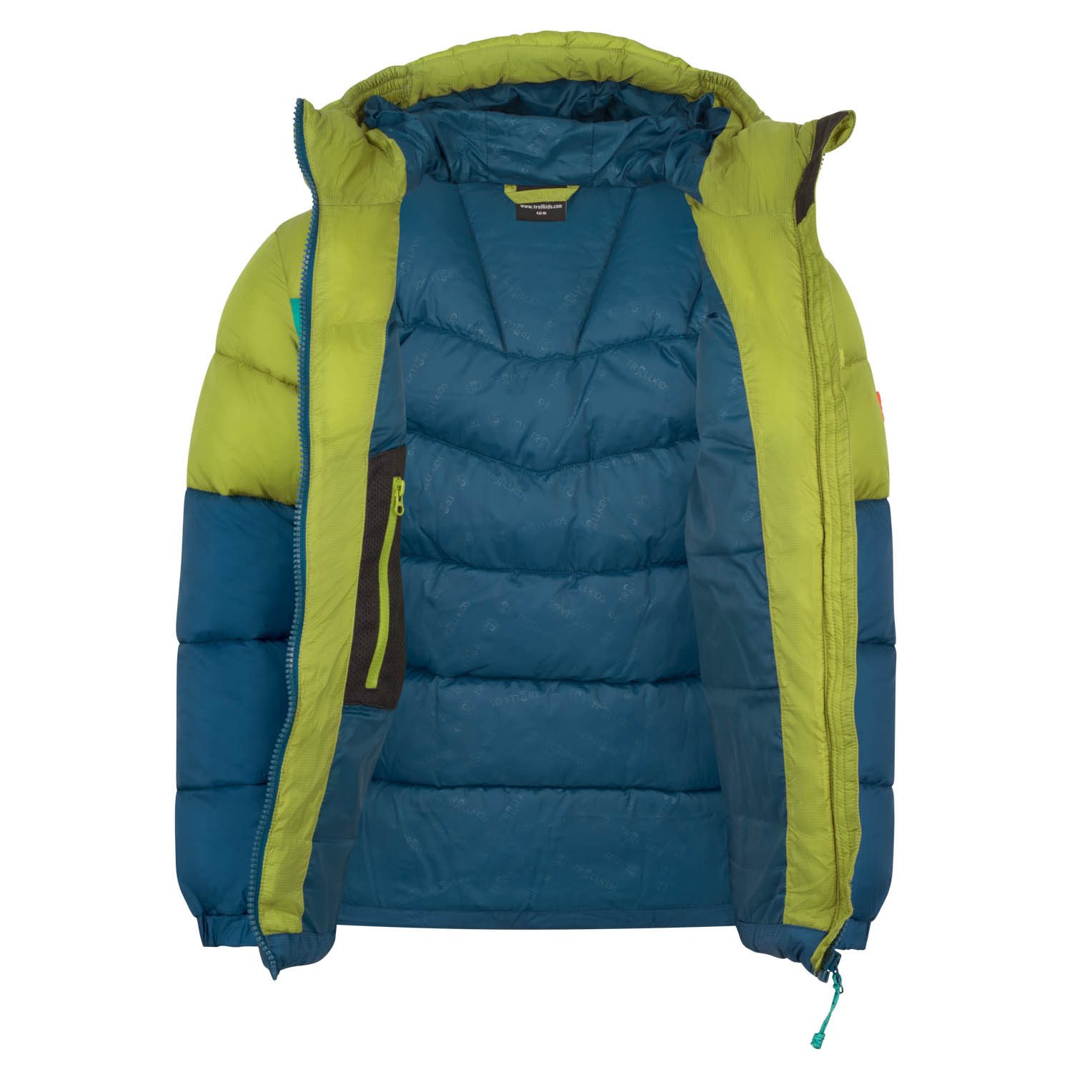 TROLLKIDS Winterjacke KIDS KIRKENES JACKET mit verstellbarer Kapuze, robustes Ripstop-Material, Langarm-Design