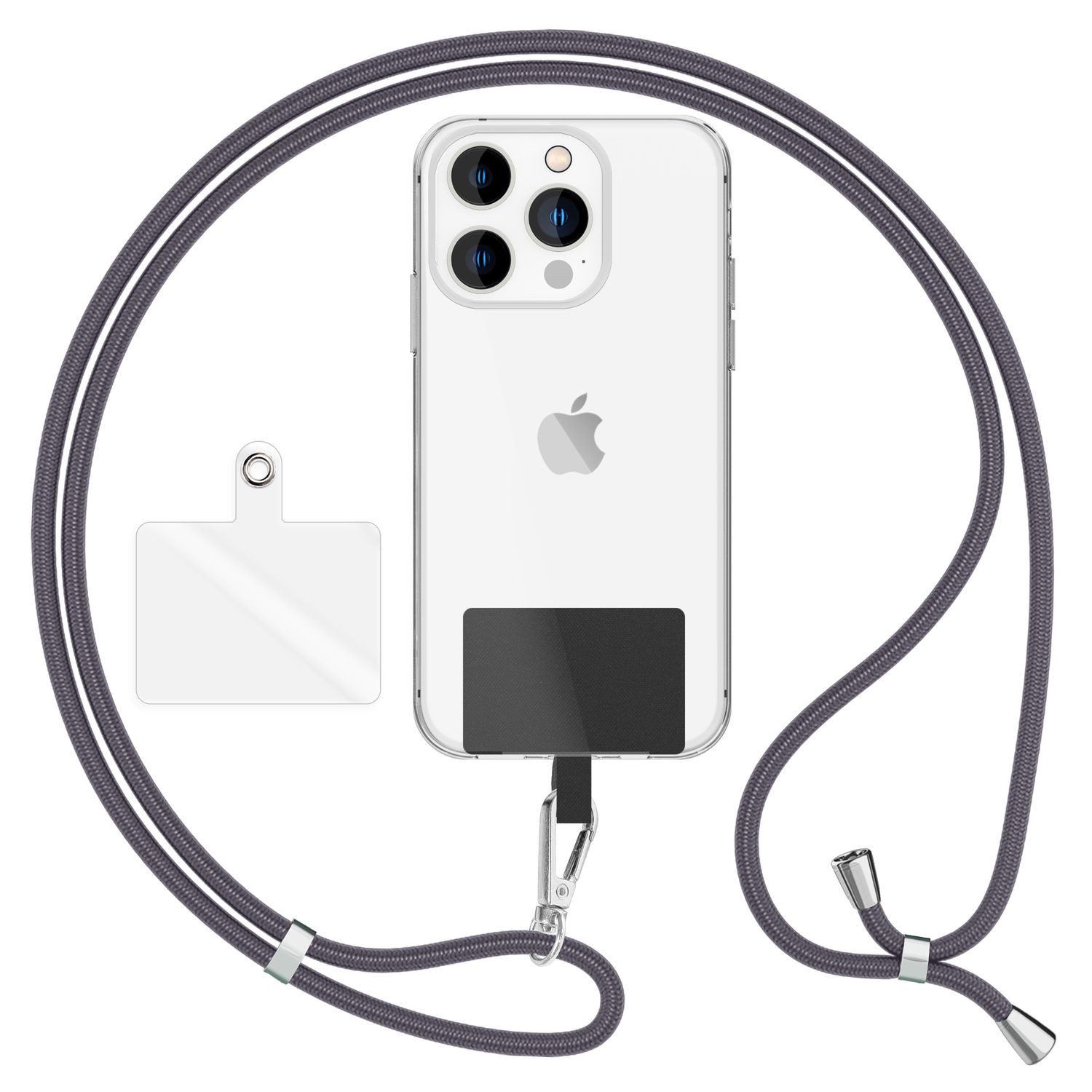 Nalia Handykette Universal Smartphone, Fashion Lanyard 160cm Verstellbar / Band für Handyhülle zum Umhängen