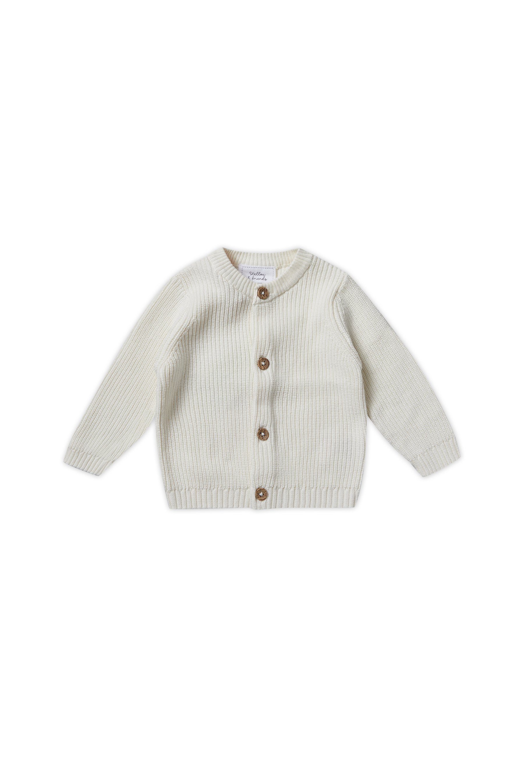 Strickjacke Leicht gerippte Strickjacke