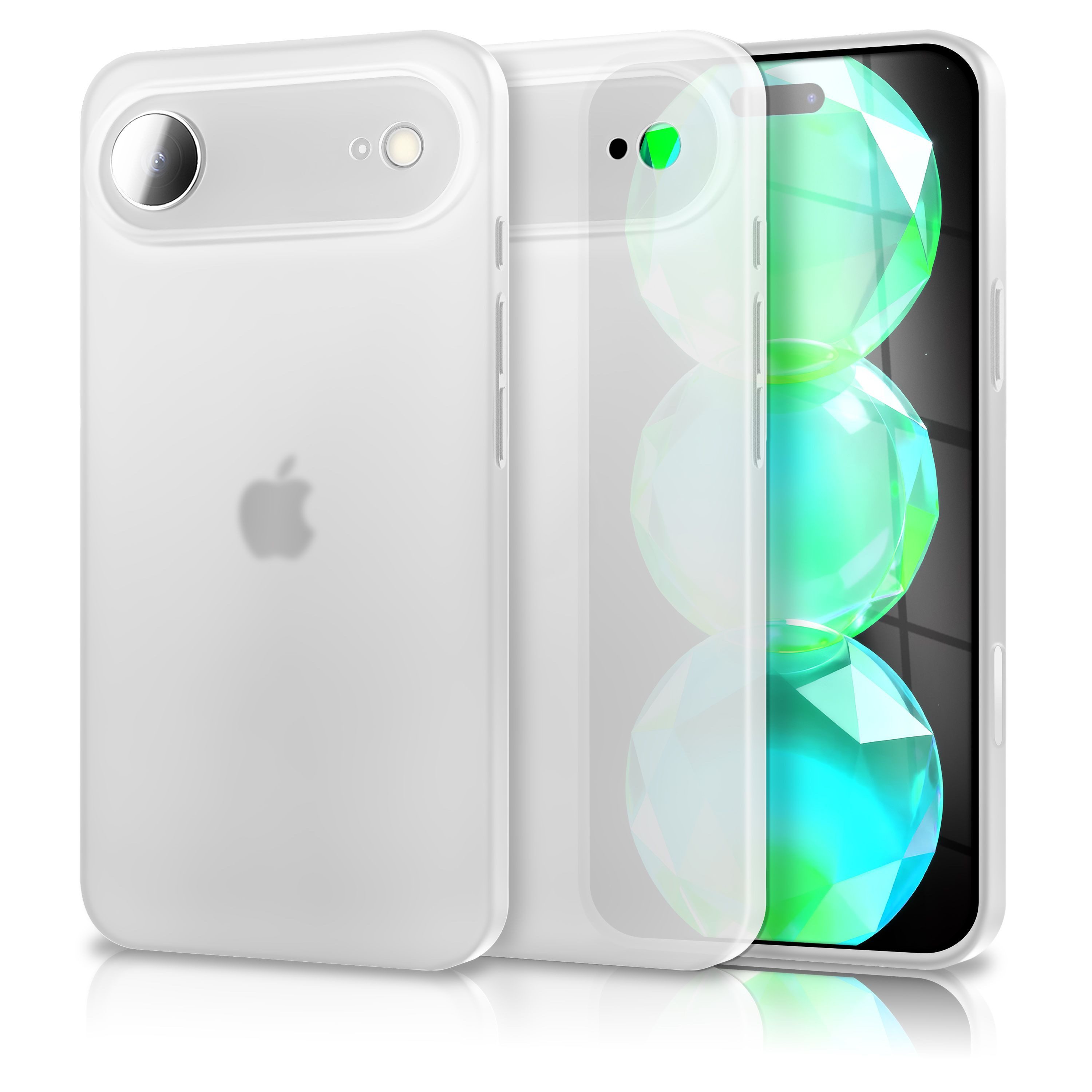 Nalia Smartphone-Hülle Apple iPhone 17 Air 16,5 cm (6,5 Zoll), Extrem Dünn 0,3mm / Ultra Leicht / Mattes Finish / Anti-Fingerprint