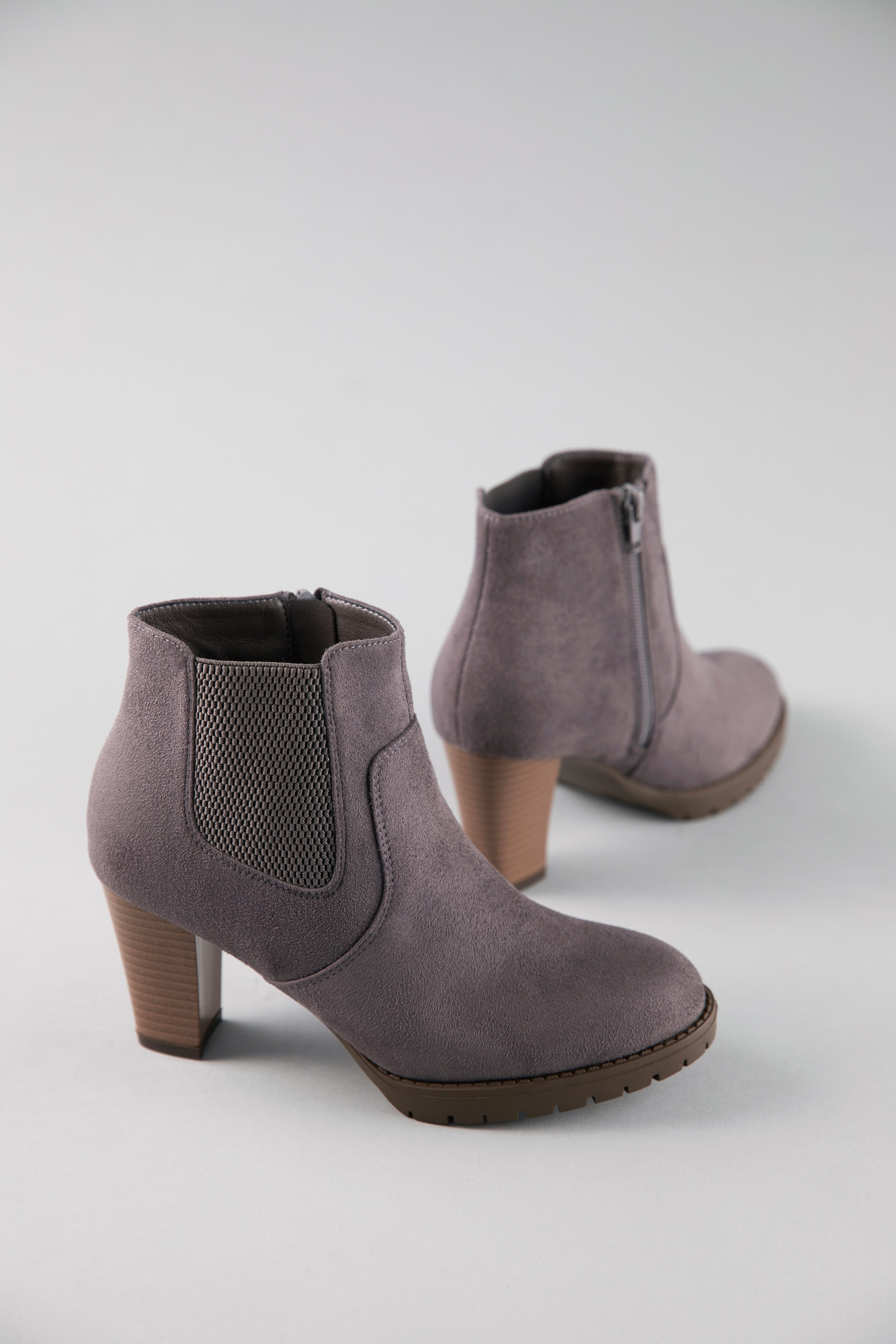 Aniston SHOES Stiefelette Ankleboots mit seitlichem Stretcheinsatz