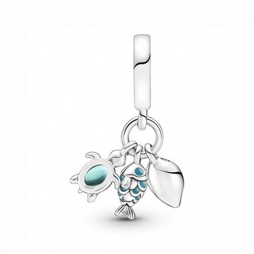 Pandora Charm-Einhänger Pandora Fisch, Meeresschildkröte & Muschel Dreifacher Charm-Anhänger 791697C01