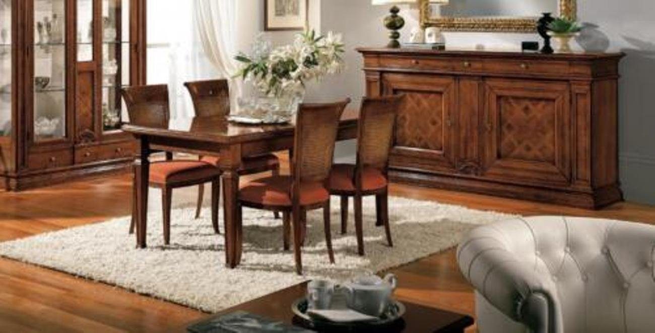 Esstisch Einrichtung Möbel Design Luxus JVmoebel Italienische Esstisch, Tische Massivholz