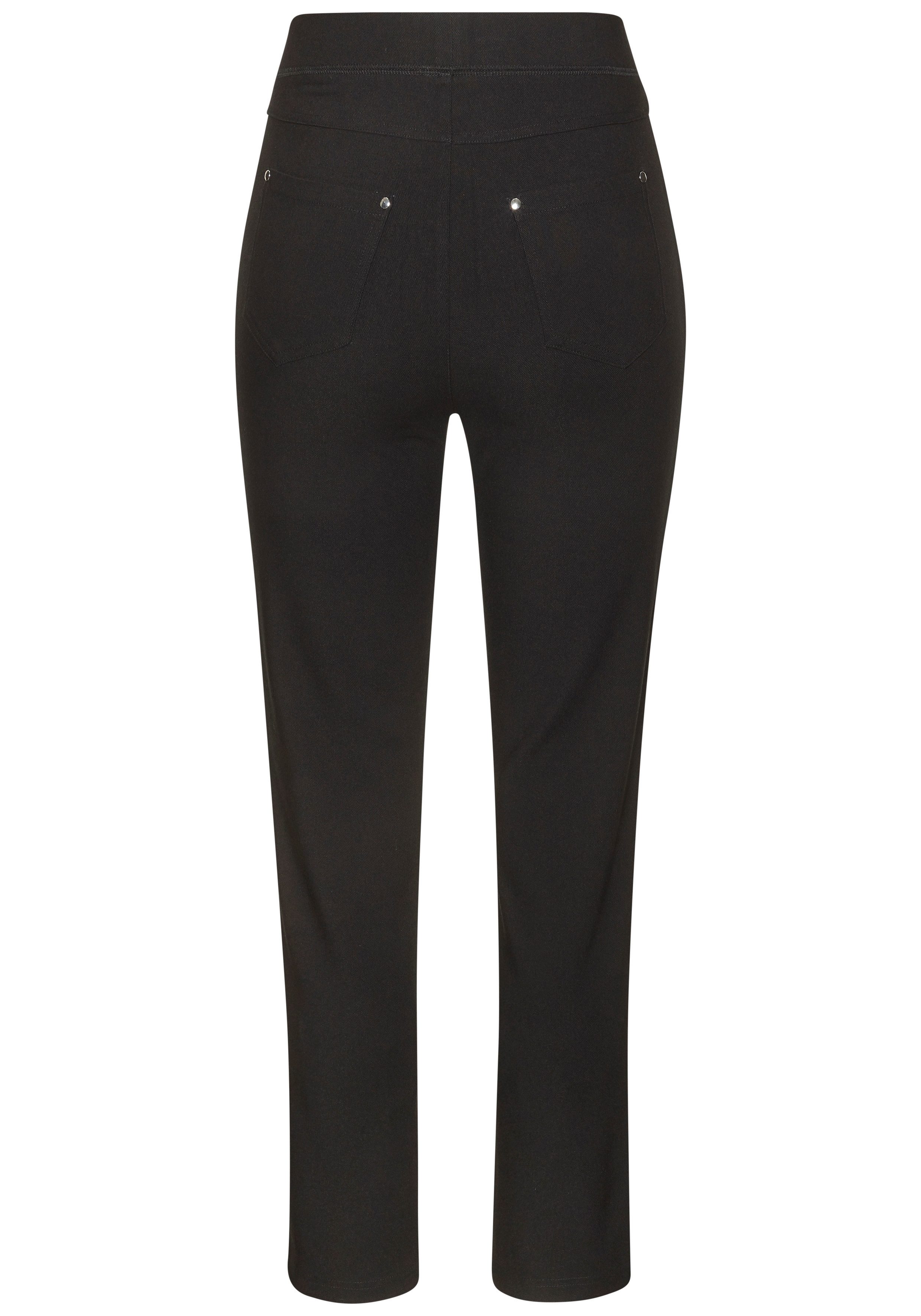 Vivance by Lascana Schlupfhose aus bequemer Stretchware und elastischem Bündchen schmale Passform, business-chic – Bild 4 von 5