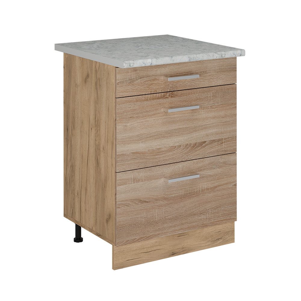 Vicco Unterschrank R-Line, Sonoma/Goldkraft Eiche, 60 günstig online kaufen