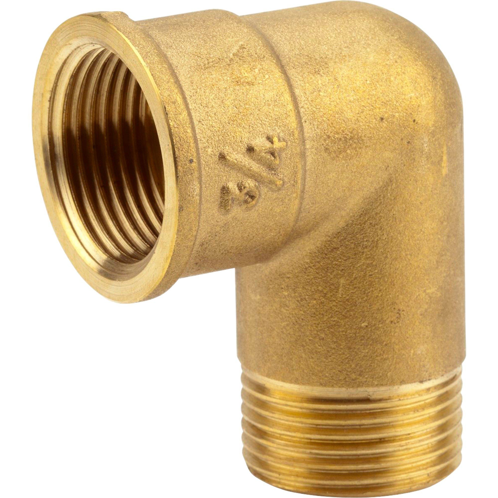 Gartenschlauch GARDENA Messing-Winkel IG + AG 26,5mm (G 3/4)