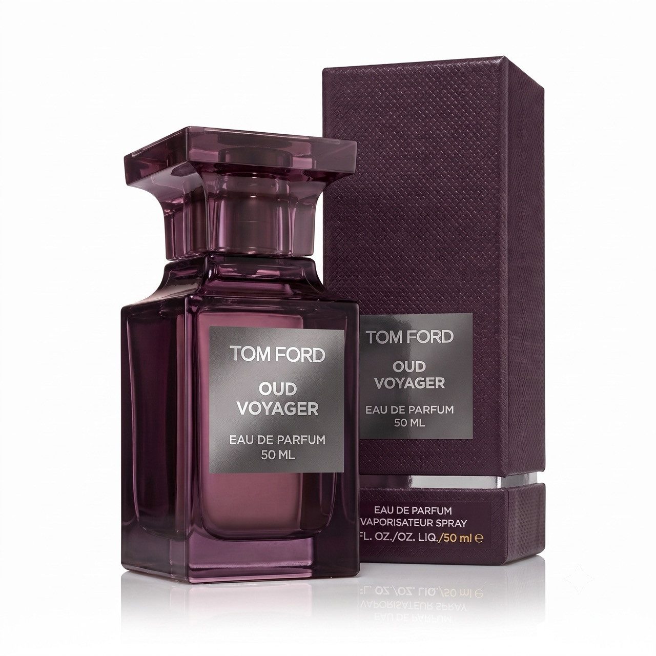 Tom Ford Eau de Parfum Oud Voyager 50 ml, holzig-floraler Private Blend Unisexduft, mit roter Pfingstrose, Geranium-Absolue und Oud